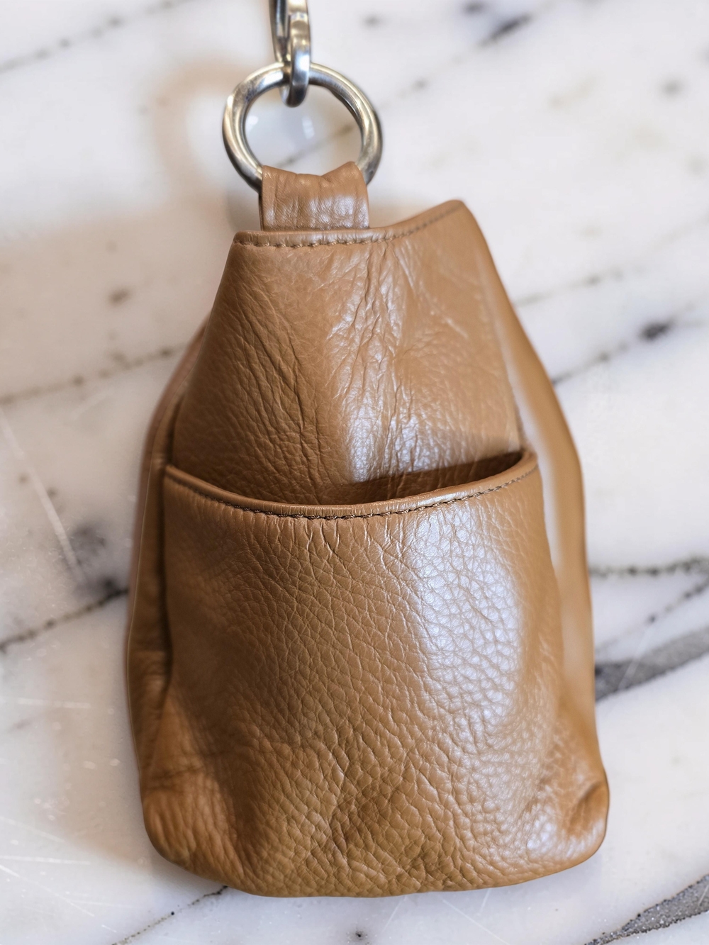 HOBO International Caramel Leather Slouchy Shoulder Bag - Picture 5 of 16